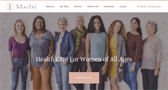Desktop Screenshot of maitriobgyn.com